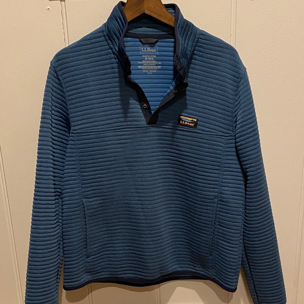 L.L.Bean Blue Pullover Sweater